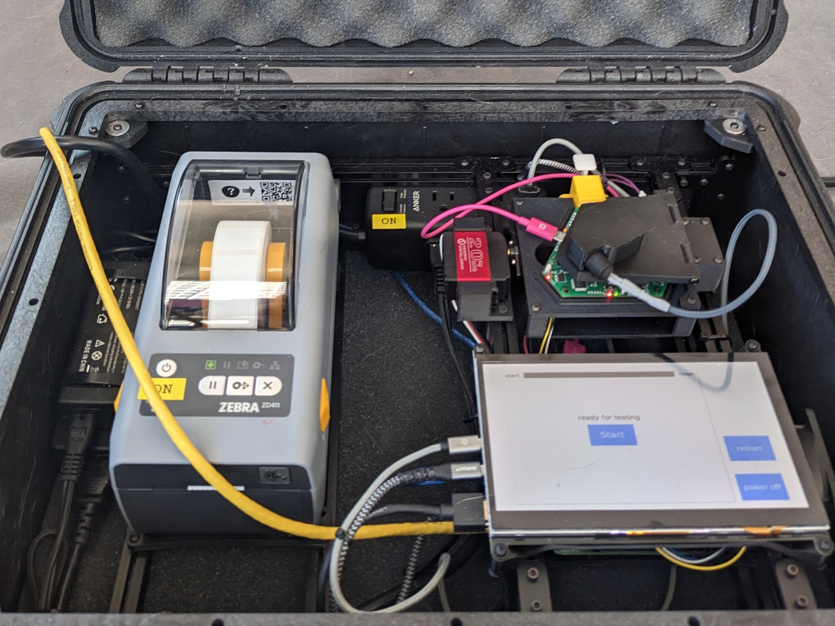 device testing fixture